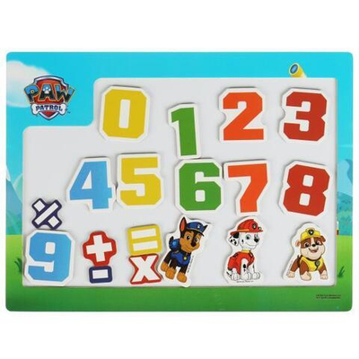 Доска магнитная "Щенячий Патруль. Цифры" терм.пакет PAWPET-28 (Буратино)