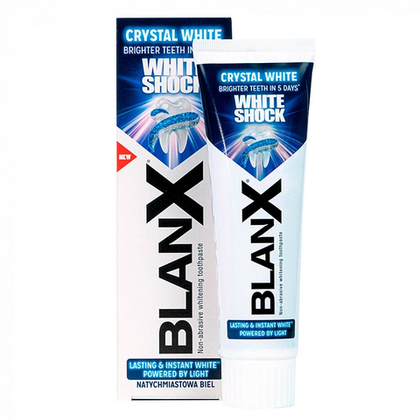 Зубная паста BlanX White Shock, мгновенное отбеливание, 75 мл