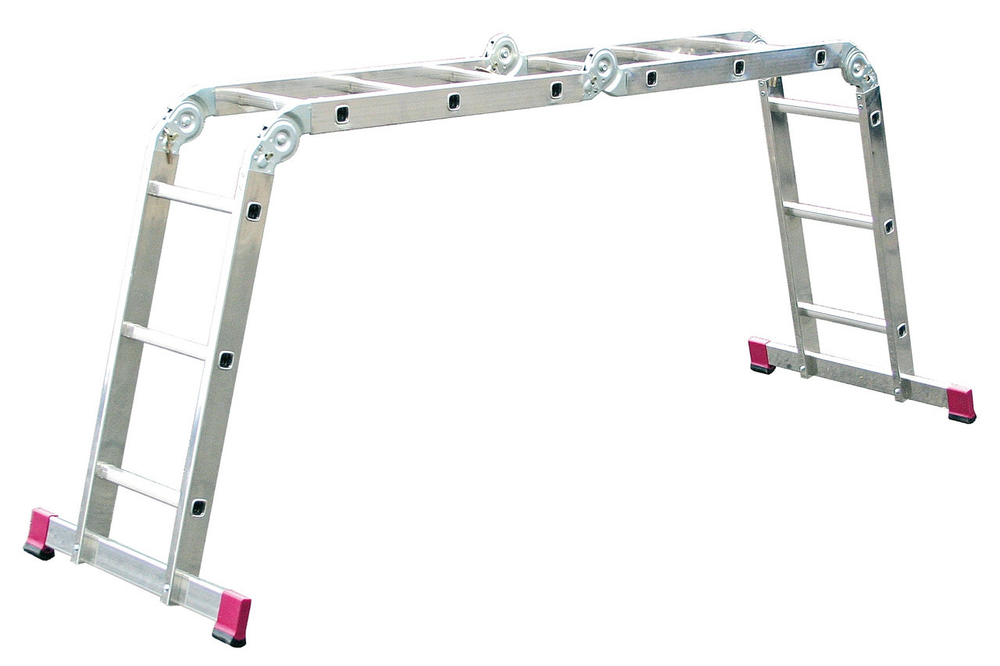 CORDA Шарнирная универсальная стремянка-трансформер,4*4 (085047)
