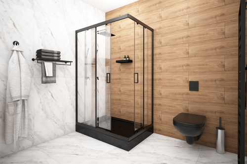 Душевое ограждение "Universal PRO Black"