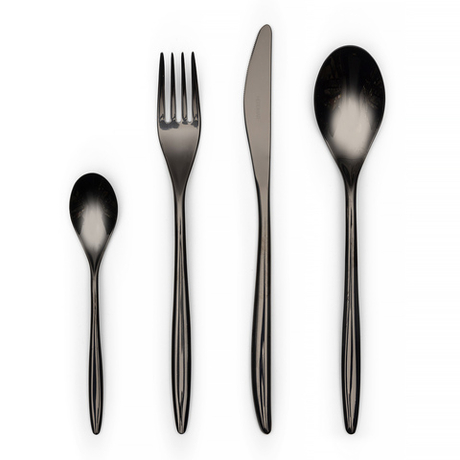 Набор VINCI BLACK 94 столовые приборы Herdmar Черный