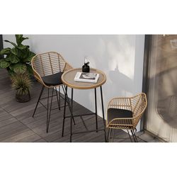 Стул барный Vetle Bent, ротанг