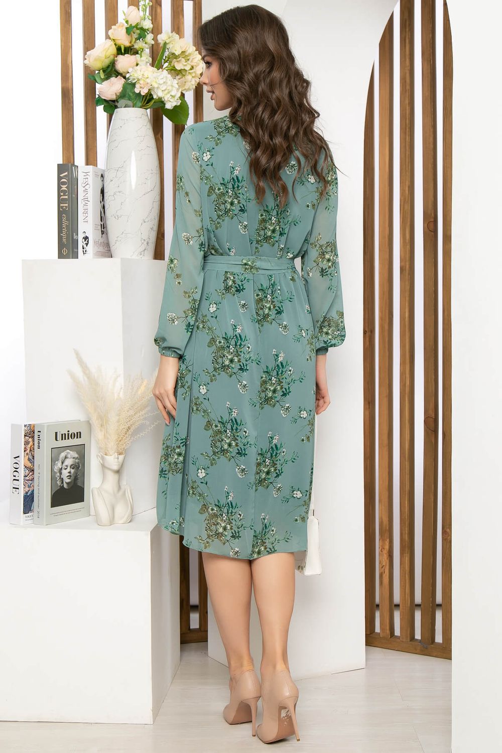 Платье "Волшебная история" (олива) П5205 LT Collection