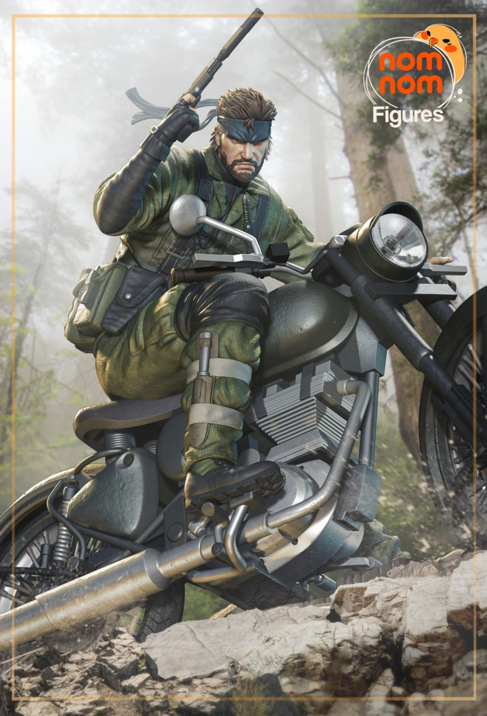 Биг Босс Фигурка Нейкид Снейк Metal Gear