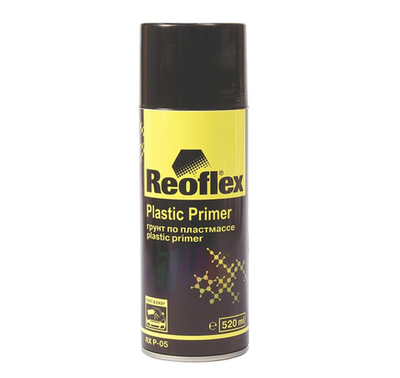 Reoflex Plastic Primer Грунт по пластмассе (0.4л) серый аэрозоль