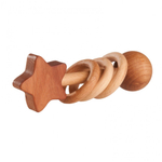 Погремушка - грызунок с колечками Волшебная звездочка Леснушки