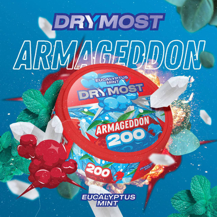 СНЮС DRYMOST ARMAGEDON EUCALIPTUS MINT (200МГ) - ЭФКАЛИПТ, МЯТА