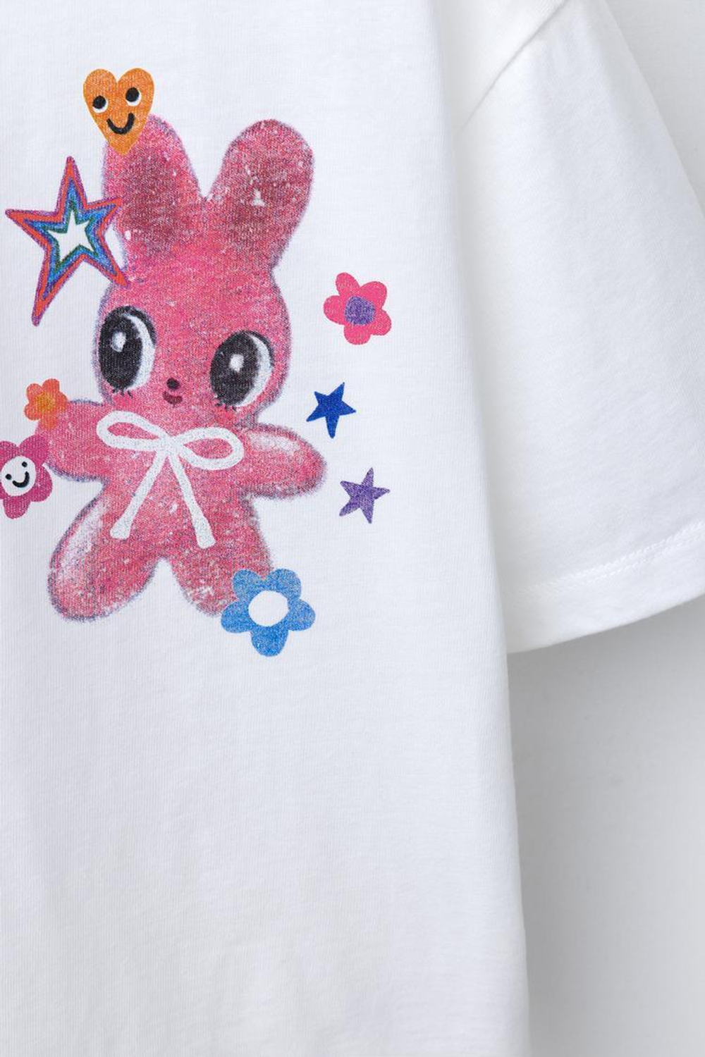 ZARA ФУТБОЛКА HUMBERTO CRUZ, БЕЛЫЙ