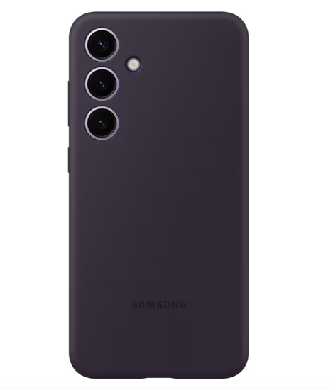 Чехол-накладка Silicone Case S24 ( Темно фиолетовый)