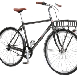 Велосипед Urban Classic M(Al 6061,колесо700с,пер/зад покр35C,3 планетар. скорости, тормаза:U-Brake,зад ножной, ремен. передача,рост до 175см, серый) Forsage-вело FB28005(510)