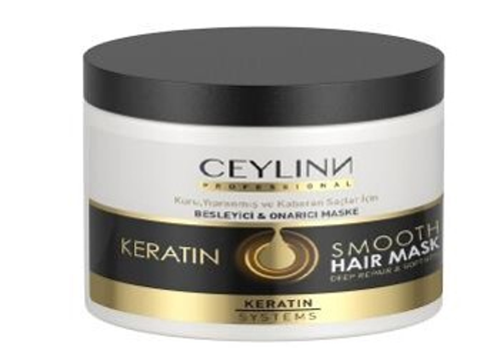 Маска для волос CEYLINN SMOOTH с кератином, 500 мл