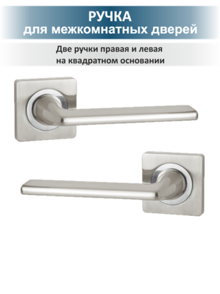 Ручка дверная с магнитной защелкой и петлями TREND