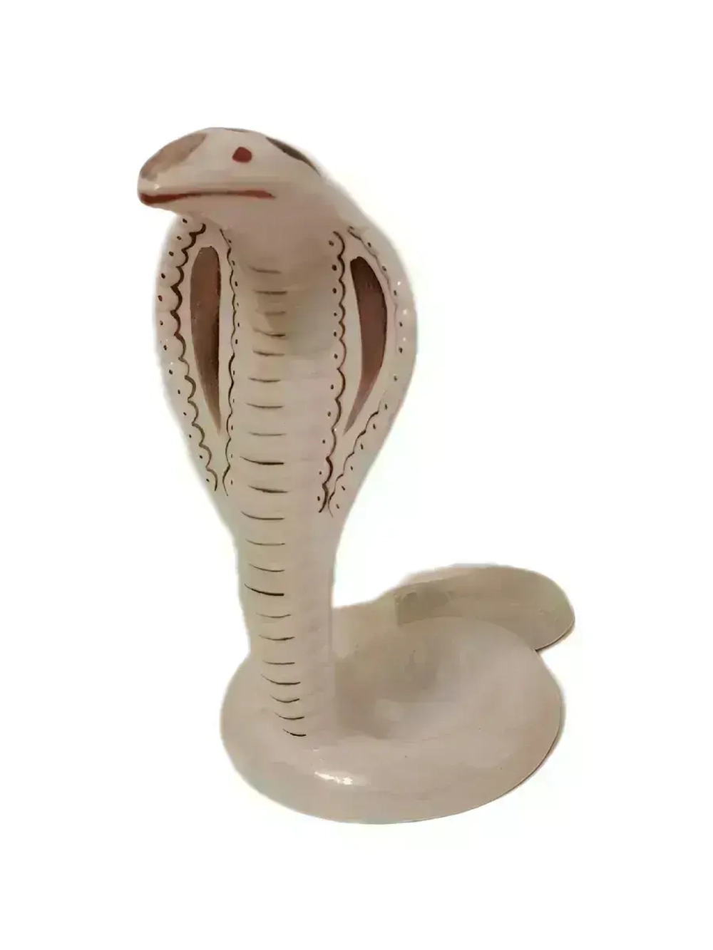 Фарфоровая статуэтка "Кобра", СССР, ПФЗ, 1970 - 1991 гг.