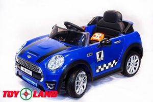 Детский электромобиль Toyland Mini Cooper синий