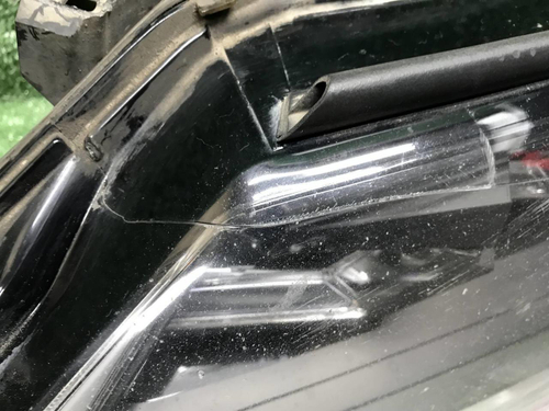 Битая Фара левая Lexus LX 3 15-23 LED Black Vision