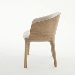 Дизайнерский стул MAKK с подлокотниками cream