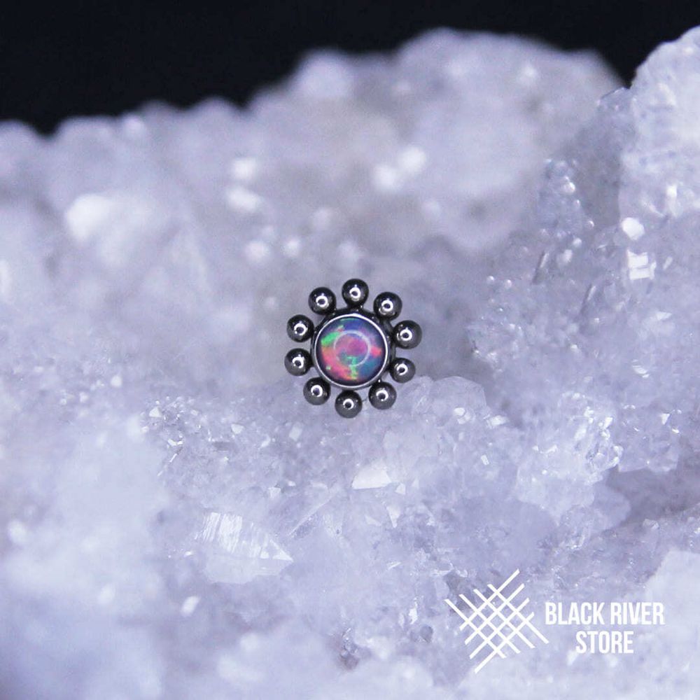 Bead Flower HM Opal #38