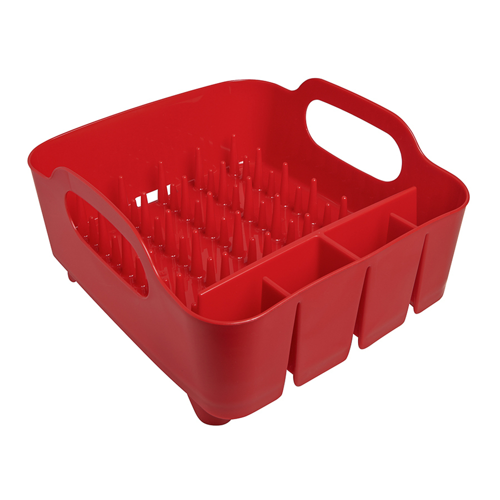 Сушилка для посуды tub красная