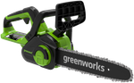 Цепная пила аккумуляторная GREENWORKS G24CS25 24В,25см,3/8-1,1-40 (без АКБ и ЗУ) (2007707)