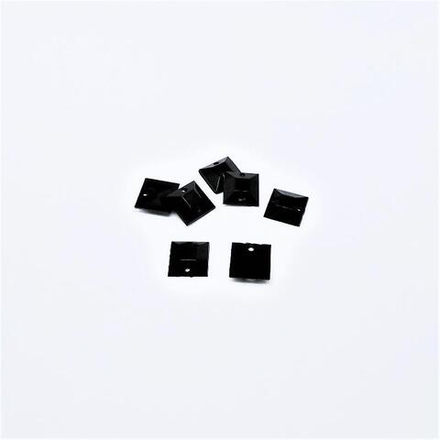 Декоративный элемент №83 "Черные квадраты" 7-10 мм
