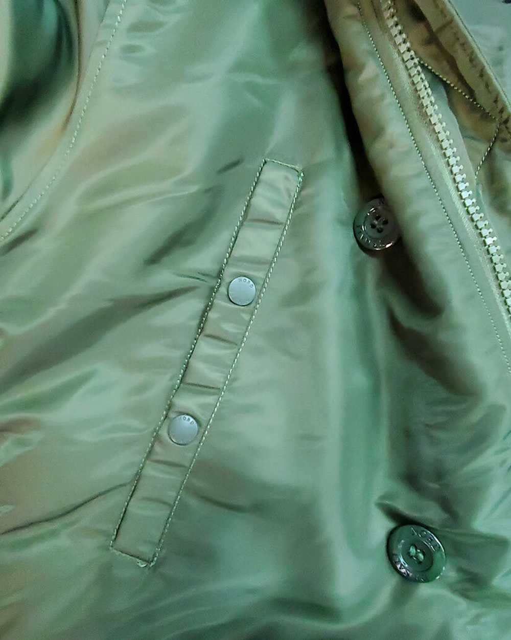 Куртка Аляска N-3B Husky Denali 2022 (т. зеленая - dark green)