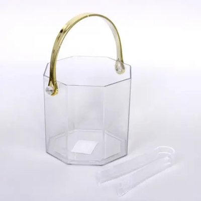 Ёмкость для льда 1,4л с шипцами «Карат» 12*12см