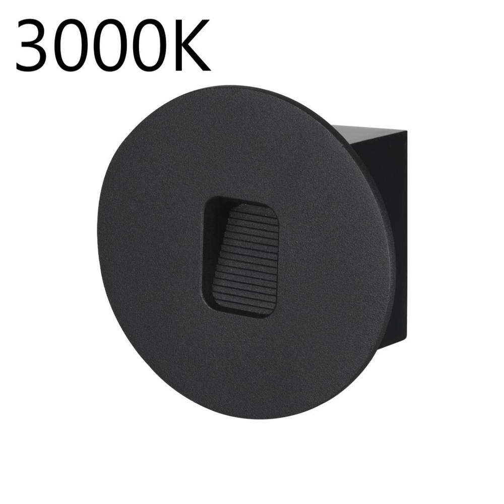 6651/1WL3 NATURE ODL25 695 черный/металл Подсветка для лестниц IP65 LED 1W 3000K 60° AC85-265V VITTY
