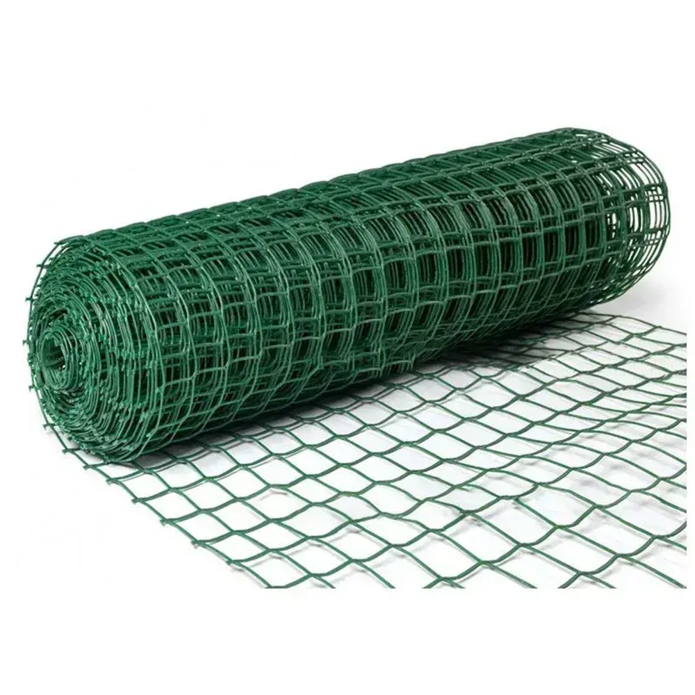 Решетка садовая 50*50 мм 10 м зеленая (аналог 007286)