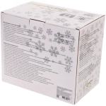 Гирлянда для улицы ЗАНАВЕС ш3* в2,5м 480 ламп LED, прозрач.пров, 8 реж.,IP-54, Белый (возможность соединения)