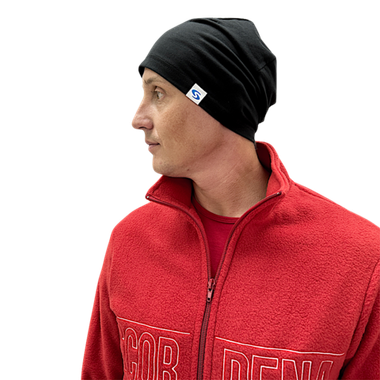 Шапка Scorpena Collection спортивная тонкая Чёрная