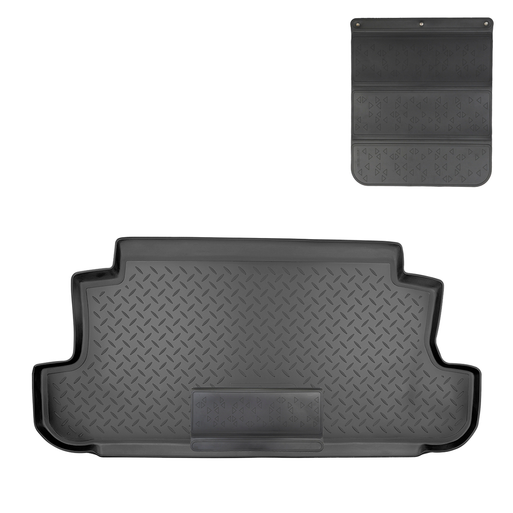 Коврик в багажник Norplast/Unidec для VAZ Lada Niva 2121 в кузове 4x4 (1977-2021), Черный, арт.NPL-P-94-21-1-APP