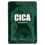 Lapcos, Cica успокаивающая тканевая маска, 1 шт., 30 мл (1,01 жидк. Унции)