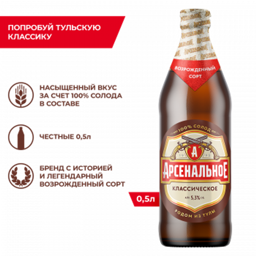 Арсенальное Классическое 0,45л.*12