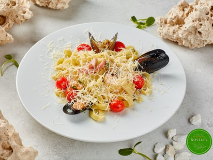 Паста с морепродуктами | Pasta with seafood