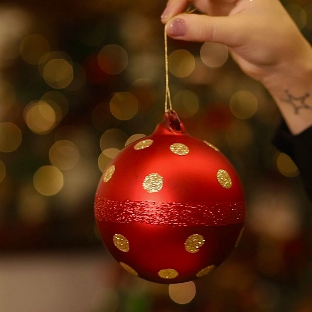 Шар Горох красный