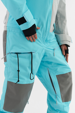 Комбинезон COOLZONE OSLO холодный серый/неоголубой