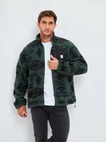 Толстовка Kefirmaykifer Флисовая Zip зеленая