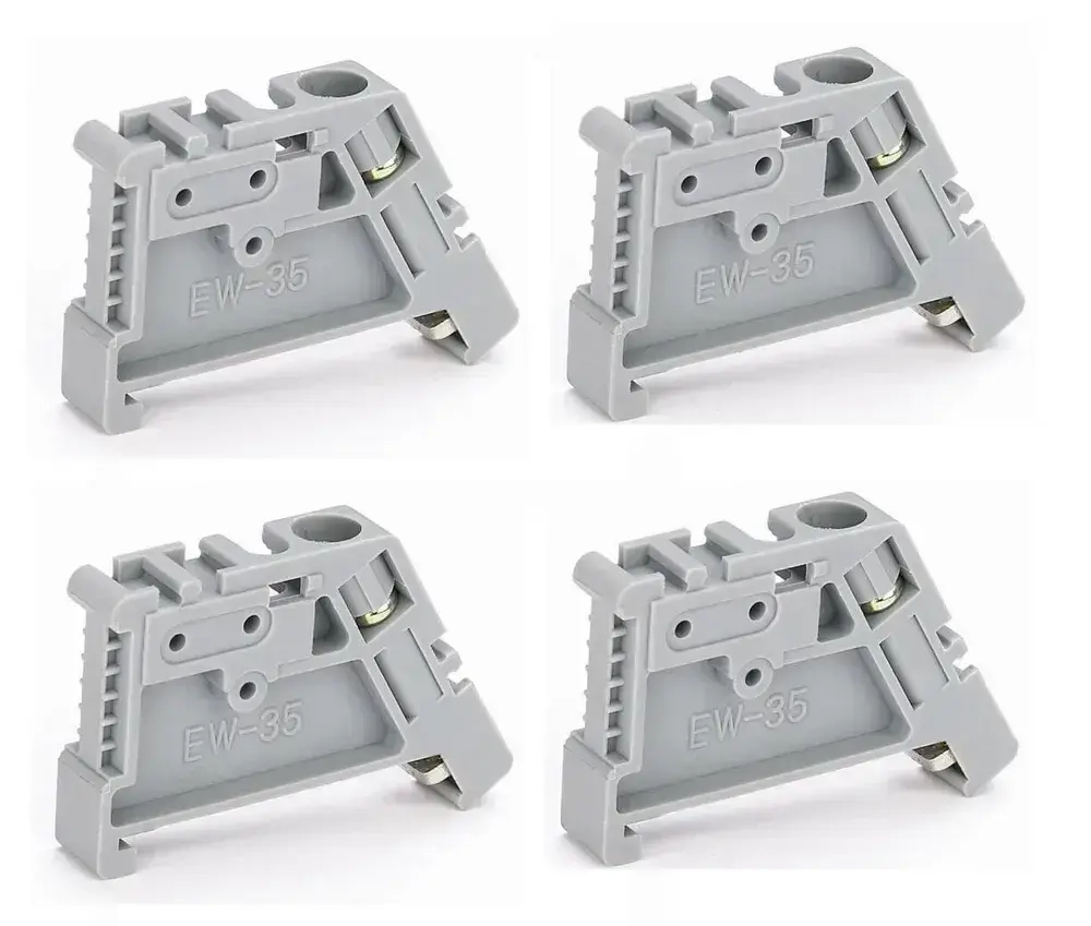 Ограничитель на DIN-рейку (пластик) HLT, 4шт
