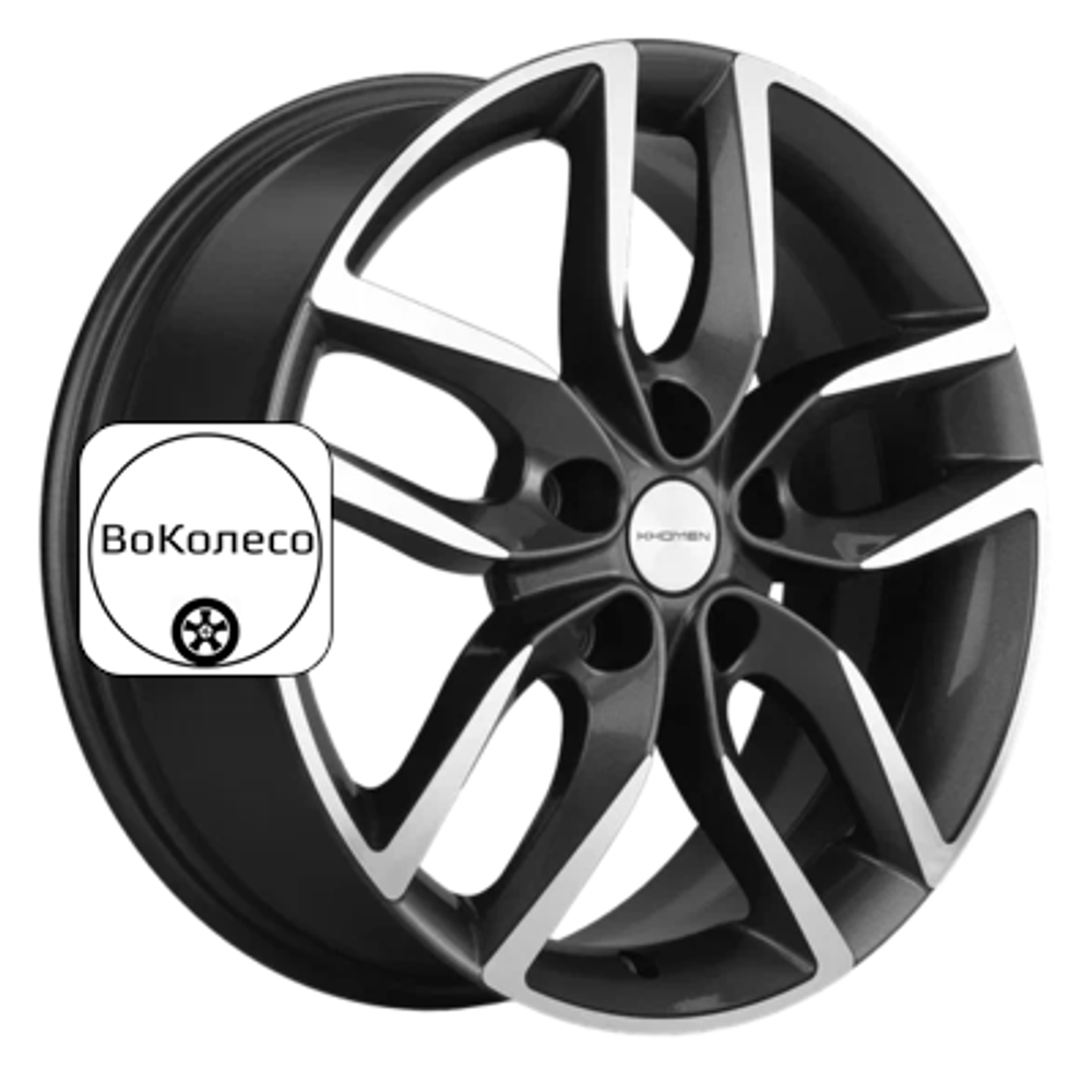 6,5x17/5x108 ET33 D60,1 KHW1708 (Chery Tiggo 7pro) Gray-FP Khomen Wheels