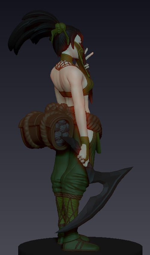 Акали Akali League of Legends Лига Легенд lol Коллекционная Фигурка Аниме