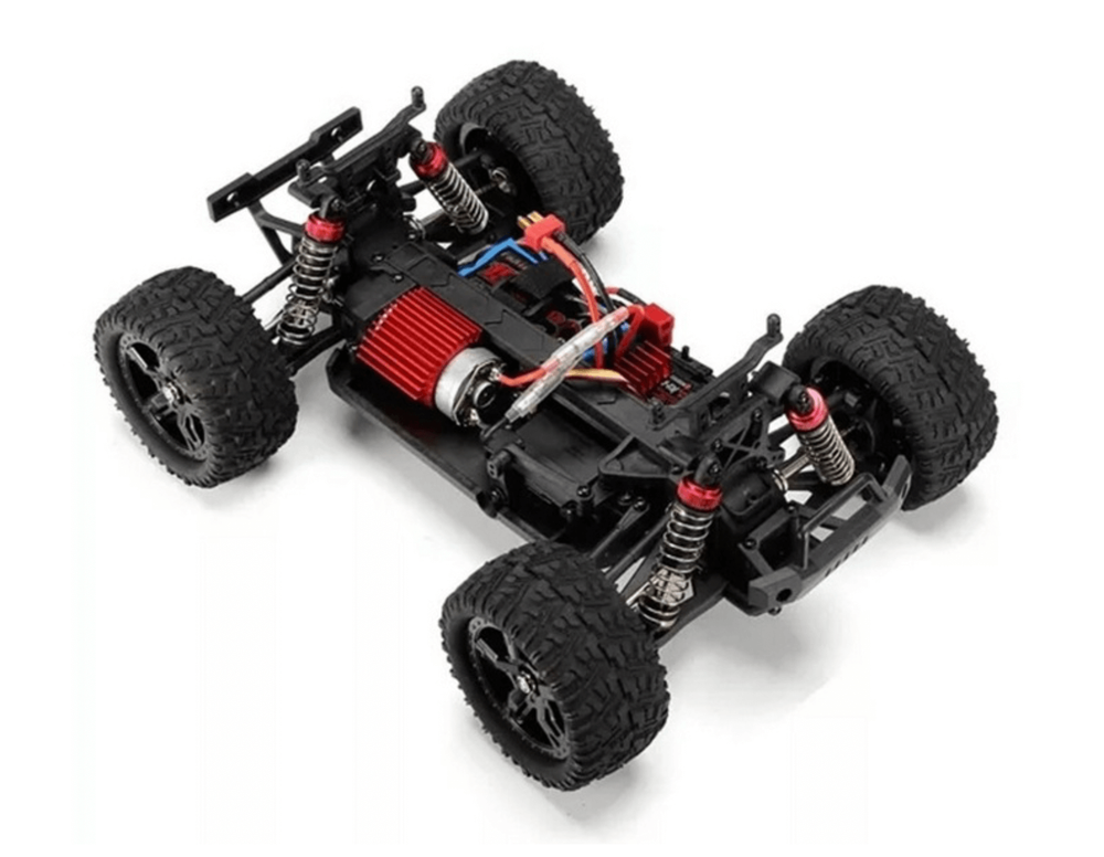 Радиоуправляемый монстр Remo Hobby Smax красный 4WD RTR масштаб 1:16 2.4G - RH1631-Red