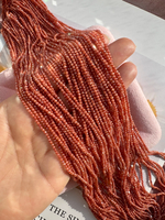 Фианиты 2,2мм, огранка (нить бусин)