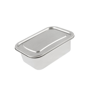 Контейнер пищевой Jolly Kitchen с крышкой, нержавеющая сталь, 25x17,5x9 (2,3 литра)