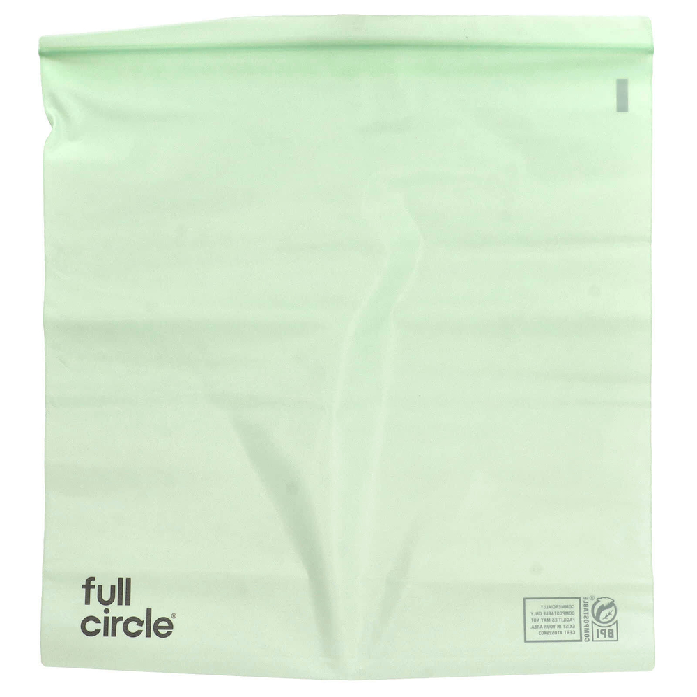 Full Circle, Пакеты на молнии, пригодные для компостирования, 15 пакетов