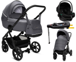 Детская коляска Noordi Fjordi V2 4 в 1 с автокреслом Terra Black и базой 1462148 Boreal