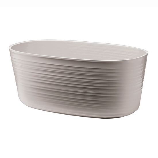 Кашпо для комнатных растений малое tierra, серо-бежевое