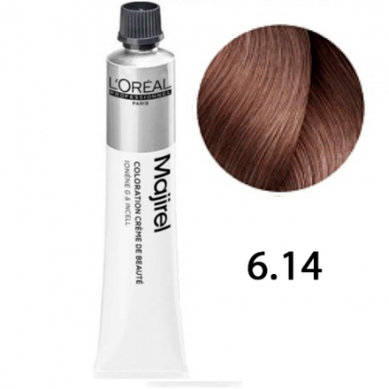 L'Oreal Professionnel Majirel 6.14 Темный блондин пепельно-медный 50мл