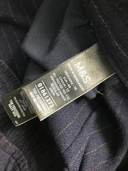 Брюки Marks&Spencer в полоску, маркировка 44, визуально 50 размер