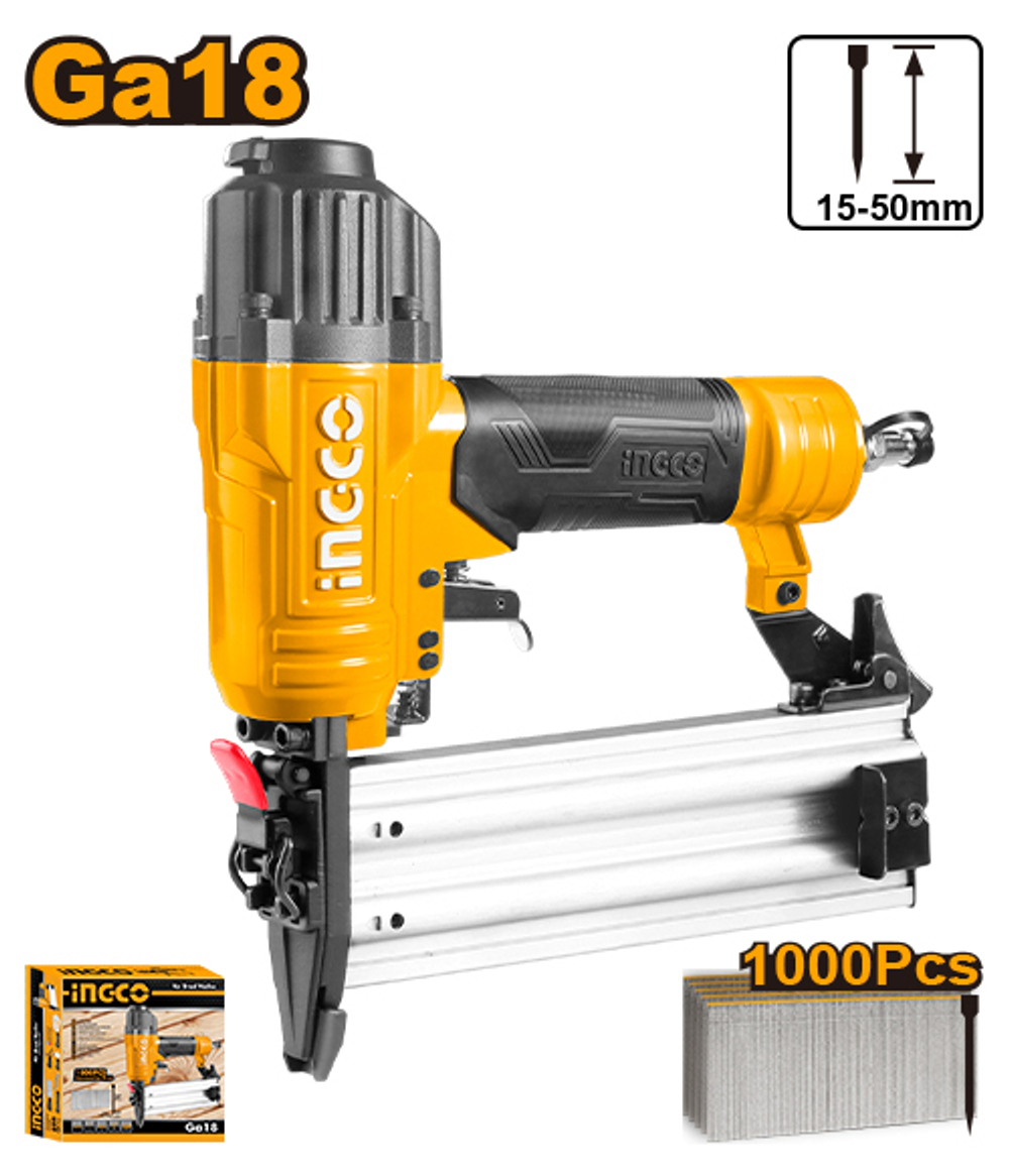 Пневматический нейлер для гвоздей INGCO ABN15501 Ga18 15-50 мм