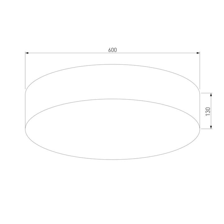 Потолочный светильник TK Lighting 1587 Rondo Black